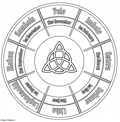 Bring the Spirit of Yule to Life with Wiccan Coloring Pages